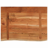 Bathroom Countertop 70x60x2.5 cm Rectangular Solid Wood Acacia 370259