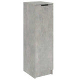 Shoe Cabinet Concrete Grey 30x35x100 cm Engineered Wood 811434