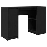 Desk Black Oak 120x42x76 cm Engineered Wood 861815