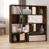 Book Cabinet/Room Divider Brown Oak 105x24x102 cm 823252