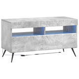 5 Piece LED TV Cabinet Concrete Grey Engineered Wood 3416923