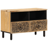 TV Cabinet 70x33x46 cm Solid Wood Mango 358213