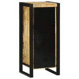 Bathroom Furniture Set with Shelf 4 pcs Brown Soild Mango Wood 3305680
