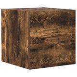 3 Piece TV Cabinet Set Smoked Oak Engineered Wood 3120227
