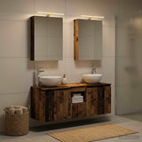 Bathroom Cabinet Set 5 pcs Old Wood Engineered Wood 3406357
