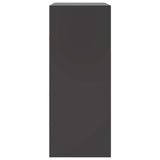 Highboard Black 67x39x95 cm Steel 841805