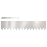 Lawn Edging 20 pcs Silver 100 x 0.05 x 20 cm Stainless Steel 865959