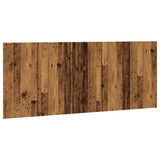 Bed Headboard Old Wood 200x1,5x80 cm Engineered Wood 856828