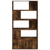 Bookcase Smoked Oak 100x36x189 cm Engineered Wood 3295328