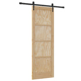 Sliding Door ORKDAL Natural 73.5 x 211 cm Solid Pine Wood 3445594