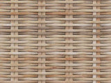 Storage Bench with Cushion Natural 110 x 40 x 50 cm Rattan 42011577
