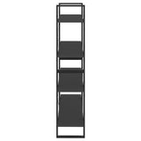 4-Tier Book Cabinet Grey 100x30x140 cm Engineered Wood 806479