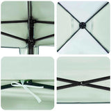 Canopy Tent Manual Green 290 x 290 x 251 cm Fabric 42007387
