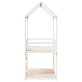 Bunk Bed without Mattress White 80x200 cm Solid Wood Pine 3282122