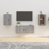 Wall Mounted TV Cabinets 2 pcs Grey Sonoma 40x34.5x60 cm 816669