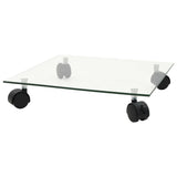 Plant Rollers 4 pcs 35x35 cm Tempered Glass Square 3144027