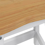 Bar Stool EKAI 2 pcs White 40 x 29 x 45.5 cm Solid Pine Wood 42037012