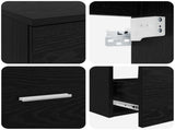 Bathroom Furniture Set 2 pcs Black Oak Engineered Wood 3404009