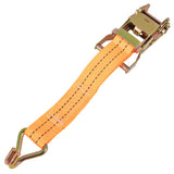 Ratchet Tie Down Straps 4 pcs 1 Tonnes 6mx38mm Orange 142660