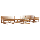 Outdoor Sofa Set 8 pcs Natural Solid Acacia Wood 3367927