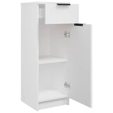 Bathroom Cabinet White 32x33.5x90 cm Engineered Wood 811286