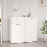 805770 Sideboard White 80x36x75 cm Engineered Wood
