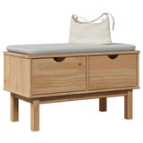 Hallway Bench OTTA 80x40x45 cm Solid Wood Pine 4013462