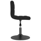 Swivel Bar Stool Black Velvet 334249