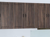 Wall Cabinet PORTO Brown Oak 80 x 31 x 100 cm Engineered Wood 885502