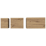 Coffee Table 3 pcs Artisan Oak Engineered wood 883535