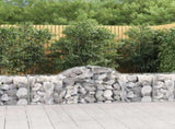 Arched Gabion Baskets 50 pcs 200x50x60/80 cm Galvanised Iron 3146297