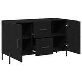 Sideboard Black Oak 100 x 36 x 60 cm Engineered Wood 862958