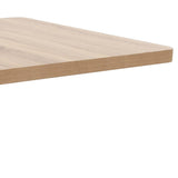 Bistro Table Light Brown 80X80 cm MDF 286432