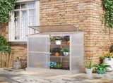 3 Tier Greenhouse Garden Outdoor Cold Frame Plant Flower Growth Transparent Polycarbonate Board T3398P317744