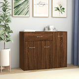 ZNTS Sideboard Brown Oak 88x30x70 cm Engineered Wood 815368