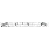 28-Panel Dog Playpen Black 100x50 cm Powder-coated Steel 3115981