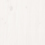 Bed Headboard White 140.5x4x100 cm Solid Pine Wood 817936