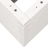 Garden Planter White 90x40x68.5 cm Solid Wood Pine 3282490