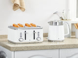 Electric Kettle and Toaster Set, 3000W 1.7L UK Strix Thermostat Rapid Boil Jug Kettle with Limescale T3398P378835
