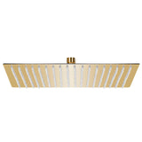 Rain Shower Head Stainless Steel 50x50 cm Square Gold 147712