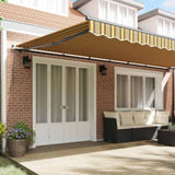 Retractable Awning Manual Multicolour 600 x 300 cm Fabric 3331625