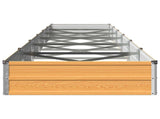 Raised Garden Bed Natural 600 x 80 x 24 cm cold-rolled steel 8006527