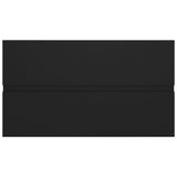 Sink Cabinet With Basin Black Engineered wood Medium Sink Cabinet 3071640