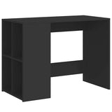 Desk Black 102x50x75 cm Engineered Wood 840542