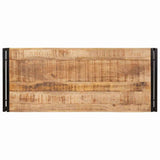 Bathroom Shelf Brown 120 x 50 x 23 cm Soild Rough Mango Wood 4102763