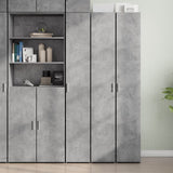 Highboard Concrete Grey 30x42.5x185 cm Engineered Wood 3281395