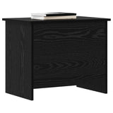 Storage Chest Black Oak 60 x 40 x 50 cm Engineered Wood 8011252