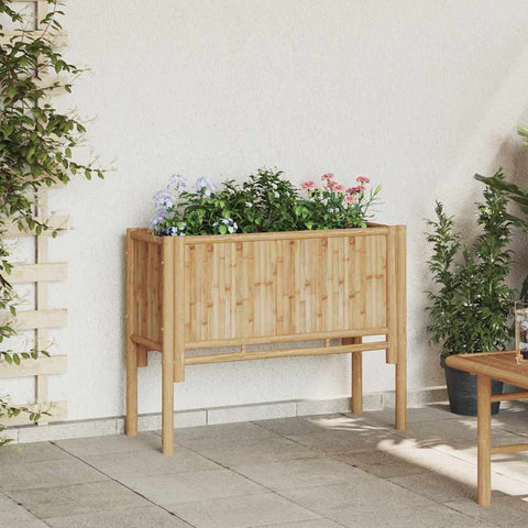 Garden Raised Bed Brown 90 x 35 x 70 cm Bamboo 4106590