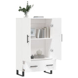 Highboard White 69.5x31x115 cm Engineered Wood 828260