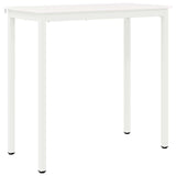 Bar Table White 110 x 55 x 105 cm Solid Pine Wood 892804